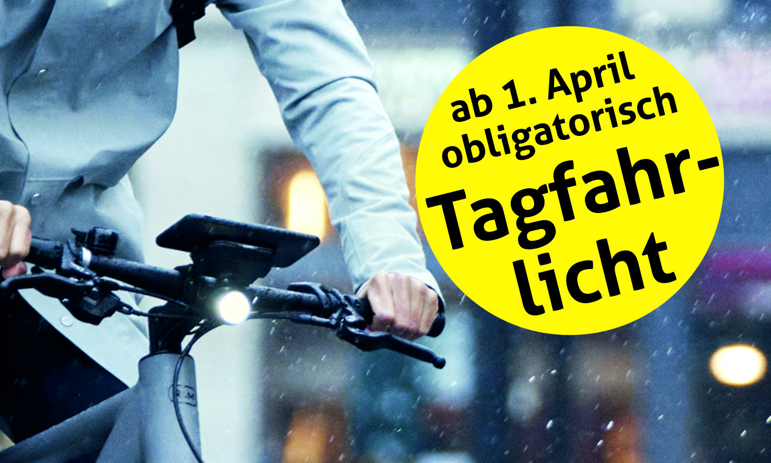 Tagfahrlicht für E-Bikes: Neue Regelungen ab 1. April