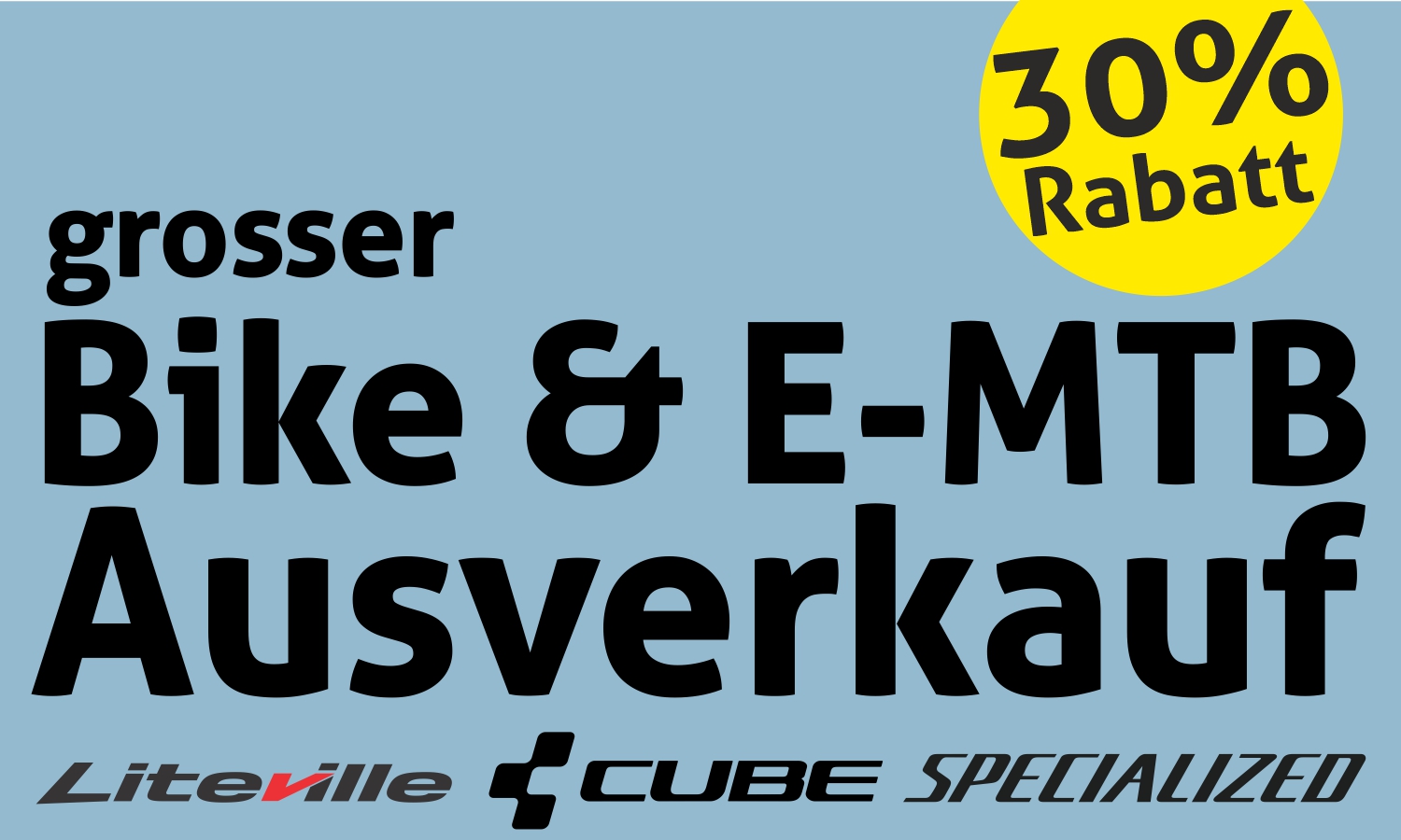 grosser Bike & E-MTB Ausverkauf