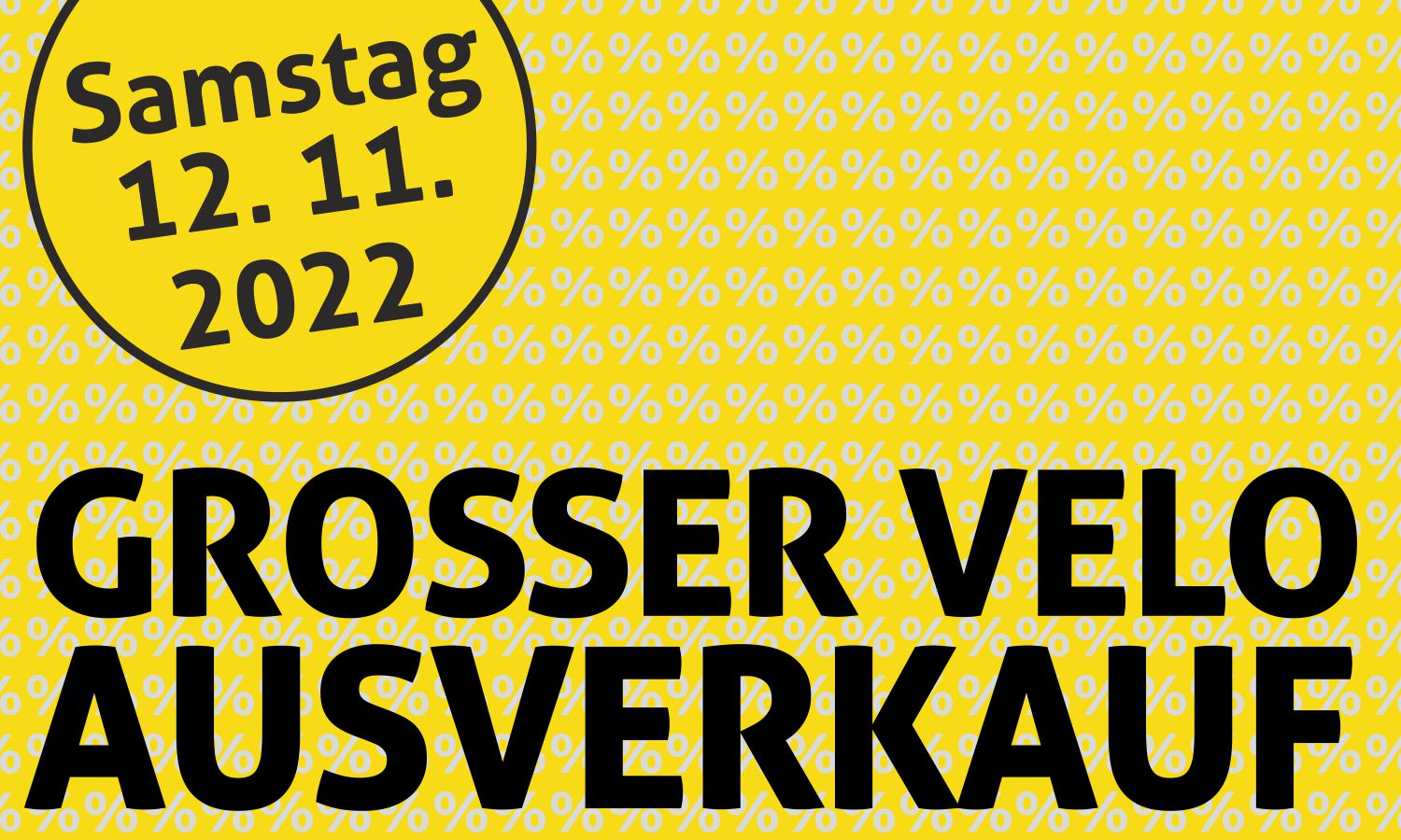 Grosser Velo-Ausverkauf