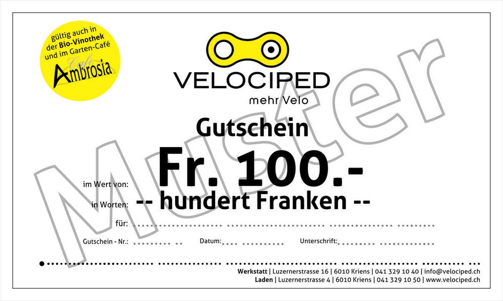 Gutschein 100-Franken