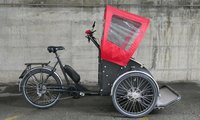 Christiania Taxi-Bike P2 Steps EP6-C schwarz Grösse: onesize
