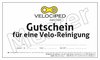 Gutschein für eine Velo-Reinigung