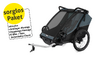 Thule Anhänger Chariot CAB 2 black/dark slate 20 ,  Sorglos-Paket inkl. Kupplungsmontage und Sicherheitscheck 