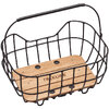 Racktime Gepäckträgerkorb Bask-it Breeze 47.4 x 35 x 24.1cm, mit Snap-it Adapter, schwarz  Black,Silber 474x241x350 mm, 25 l