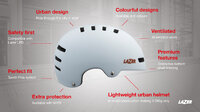 LAZER Unisex City Armor 2.0 Helm matte white S (52-56 cm)