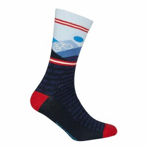 Le Patron Mountain Socks dark blue 39-42