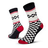 Le Patron Classic Jersey Peugeot Socks black ecru 35-38