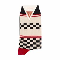 Le Patron Classic Jersey Peugeot Socks black ecru 43-46