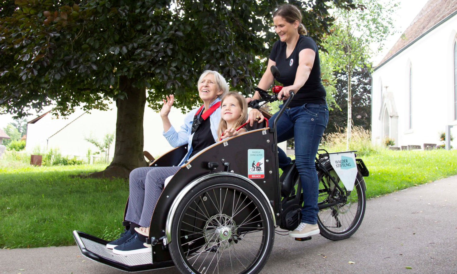 Christiania Taxi-Bike, eine Rikscha für Generationen, Velociped Kriens/Luzern