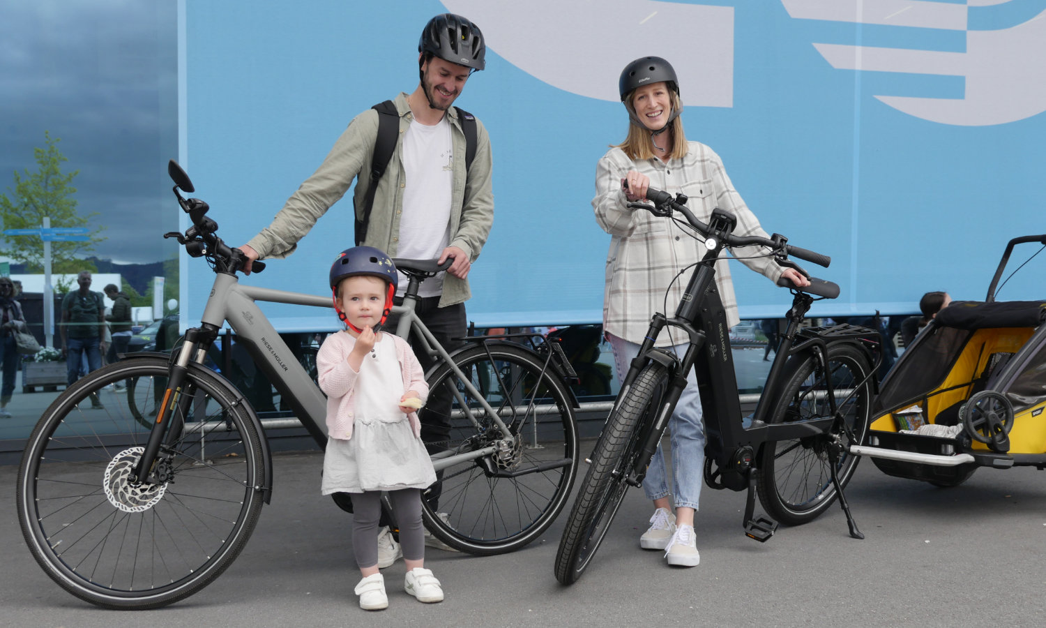 Velociped Kriens unterstützt die Luzernmobil-Challenge mit E-bieks von Riese&Müller